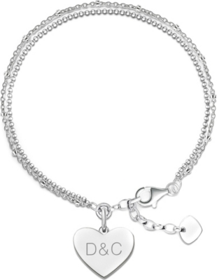 Thomas Sabo Sterling Silver Love Bridge Engravable Bracelet