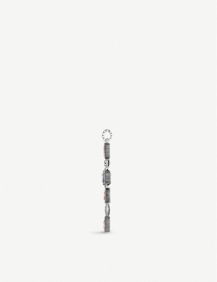 Magic Stones sterling silver and gemstone cross pendant