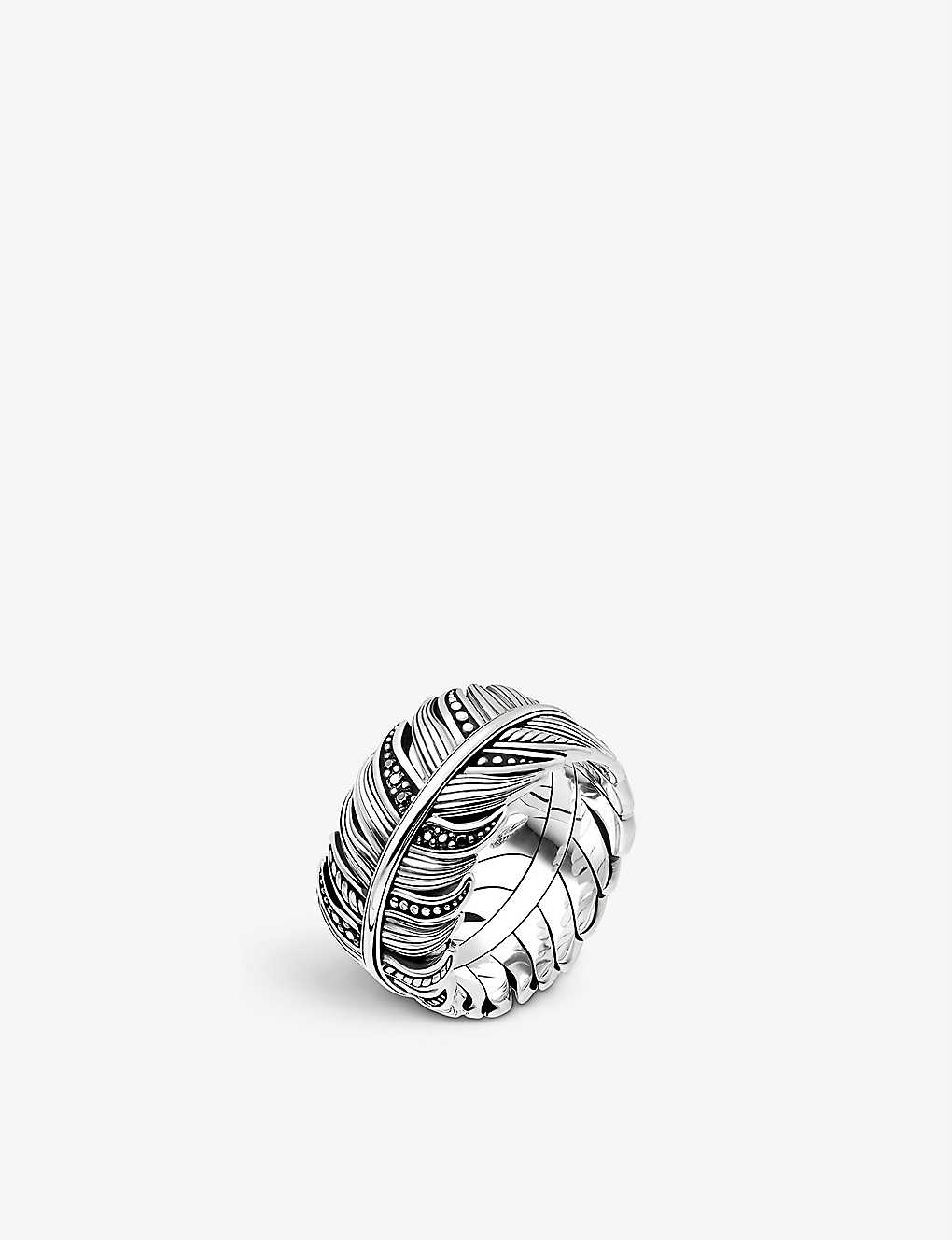 Thomas Sabo Women's Rebel At Heart Sterling-silver And Zirconia Ring