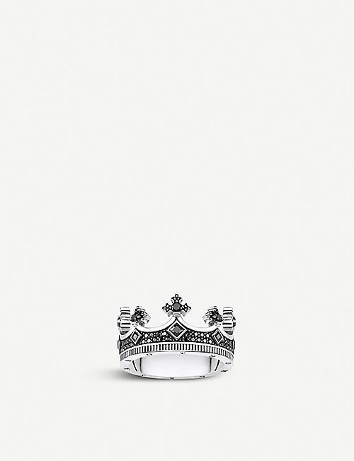 THOMAS SABO: Rebel Kingdom crown silver ring
