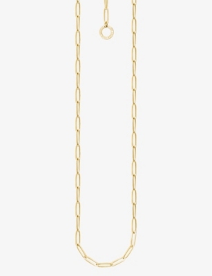 Off-White c/o Virgil Abloh Gold Short Multi Paperclip Necklace in