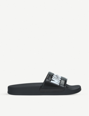 moschino sliders white