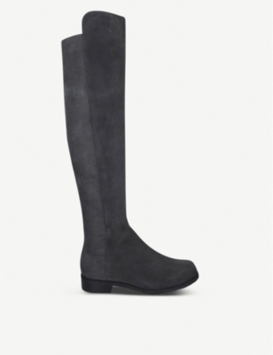 STUART WEITZMAN: 50/50 suede knee-high boots