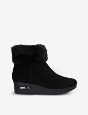 dkny aron wedge booties