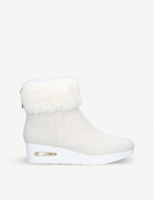 dkny aron wedge booties