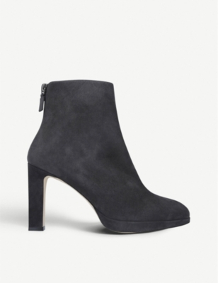 stuart weitzman delphine suede ankle booties