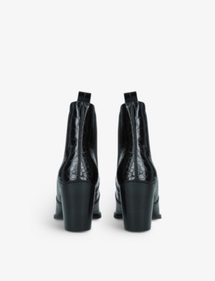 patricia black leather steve madden