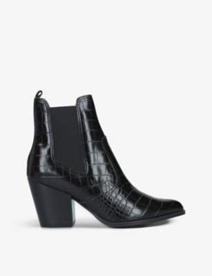 steve madden patricia black leather