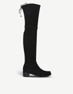 STUART WEITZMAN: Midland over-the-knee suede boots