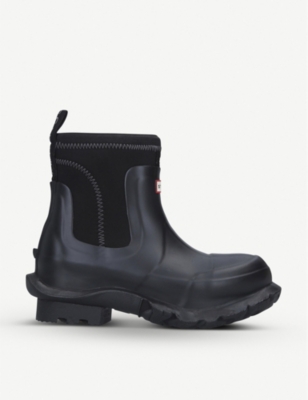 Stella Mccartney X Hunter Rubber Rain Boots In Black