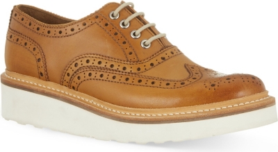 GRENSON   Emily flatform brogues