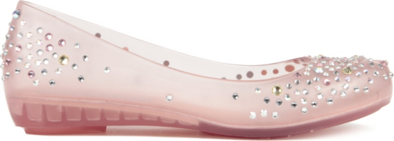 MELISSA   Translucent diamante pumps