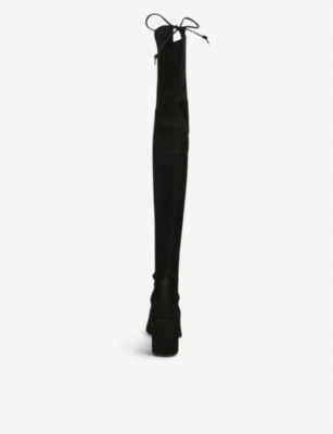 Stuart Weitzman Tieland 85mm Thigh-high Boots In Black
