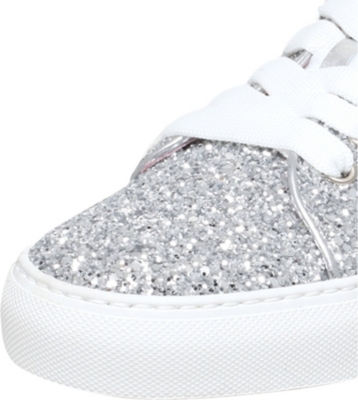 MINNA PARIKKA Glitter-embellished leather sneakers