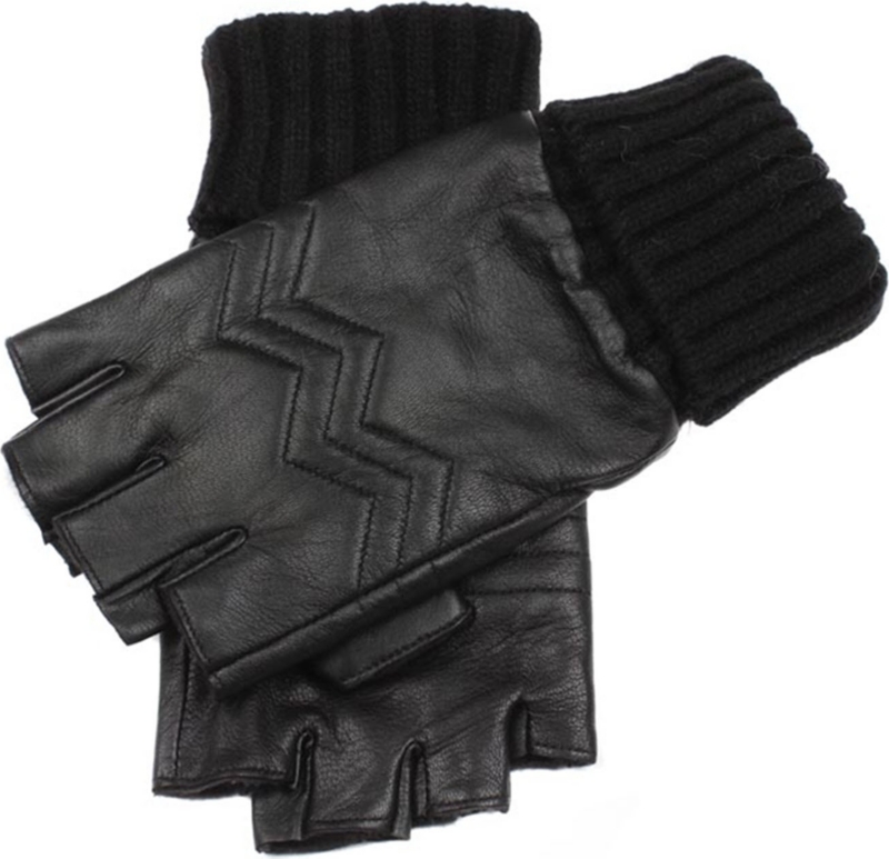 DENTS   Fingerless leather gloves