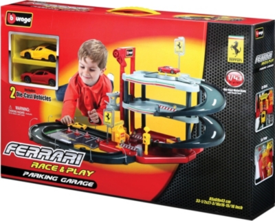 bburago ferrari race and play parking garage