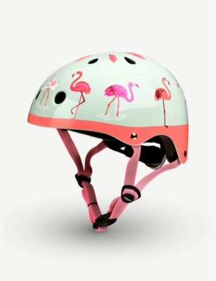 MICRO SCOOTER: Micro Deluxe Flamingo medium helmet