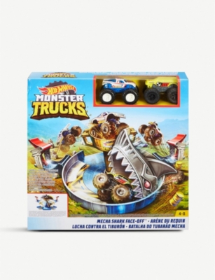 Hot wheels monster truck mecha shark sales