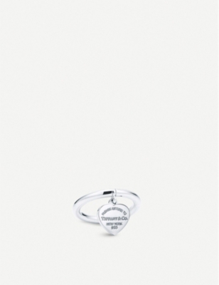 Tiffany heart hot sale tag ring