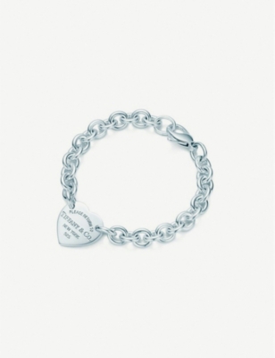 TIFFANY CO Return to Tiffany medium sterling silver bracelet Selfridges
