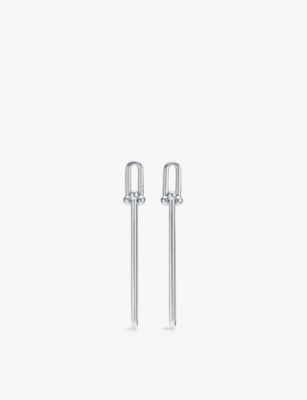 TIFFANY & CO: Tiffany HardWear double long link sterling silver earrings
