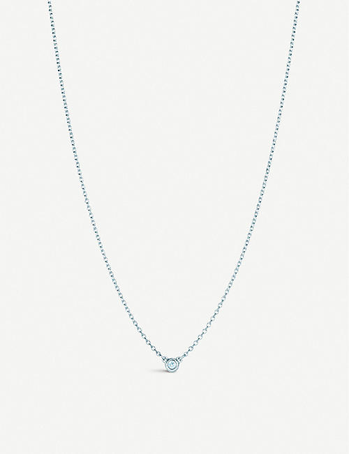 TIFFANY & CO: Elsa Peretti® Diamonds by the Yard® pendant in sterling silver