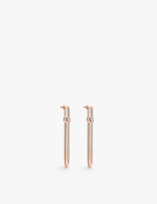 TIFFANY & CO: Tiffany HardWear 18ct rose-gold earrings