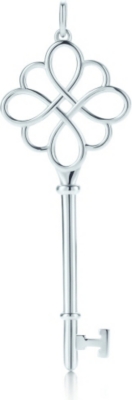 tiffany key pendant silver