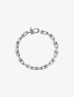 Tiffany & Co Womens Silver Tiffany Hardwear Sterling-silver Link Bracelet