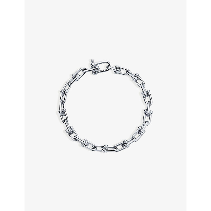 Tiffany & Co Womens Silver Tiffany Hardwear Sterling-silver Link Bracelet