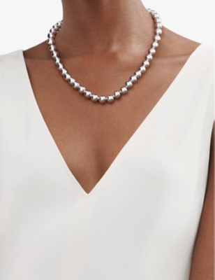TIFFANY & CO: Tiffany Beads sterling silver necklace
