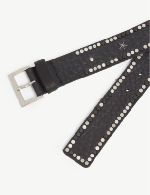 ZADIG&VOLTAIRE: Starlight studded leather belt