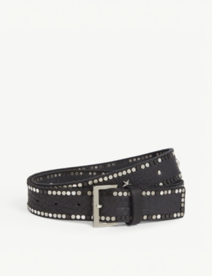 ZADIG&VOLTAIRE: Starlight studded leather belt