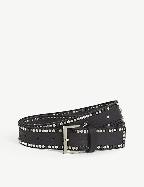 ZADIG&VOLTAIRE: Starlight studded leather belt