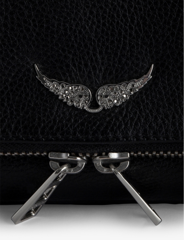 Rock Nano leather clutch