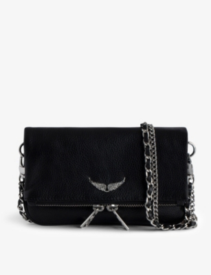 Noir Rocky Grained Bag by Zadig & Voltaire Handbags for $20