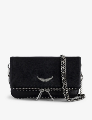 ZADIG&VOLTAIRE - Mini Rock leather clutch bag | Selfridges.com