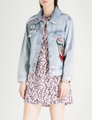 maje denim jacket