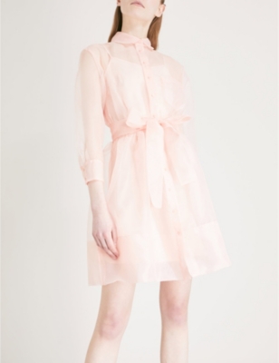 MAJE REVANI ORGANZA SHIRT DRESS
