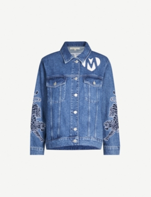 maje jean jacket