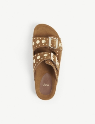 maje studded sandals