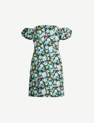 maje one shoulder dress