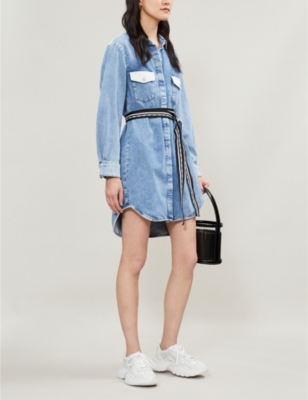 maje denim dress