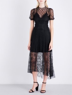 MAJE - Ramsey embroidered lace dress | Selfridges.com