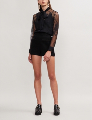 MAJE Cliclette lace blouse