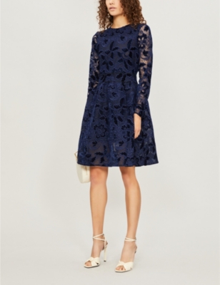 maje fit and flare dress