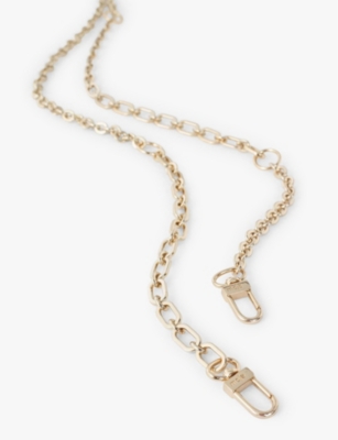Maje Chain Shoulder Strap In Gold