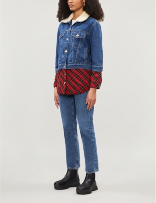 600742 Woven Blouse - Dark Denim