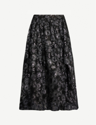 MAJE - Sequin-embellished tulle skirt | Selfridges.com