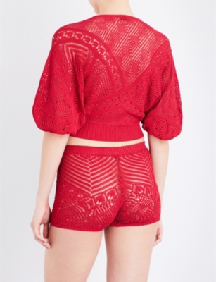 LA PERLA Beyond The Beach knitted top